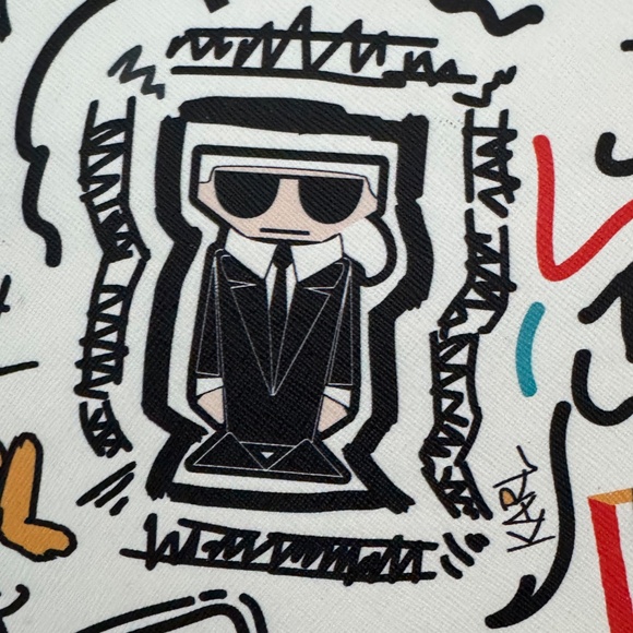 Karl Lagerfeld Large Colourful Tote - Picture 3 of 7